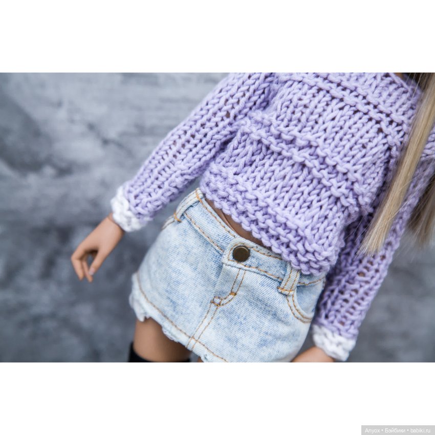 Первое вязаное на Минифи — Одежда и обувь для кукол своими руками: фото