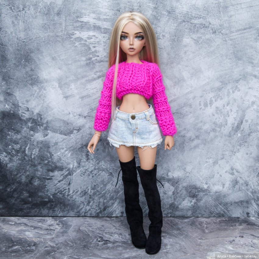 Первое вязаное на Минифи — Одежда и обувь для кукол своими руками: фото