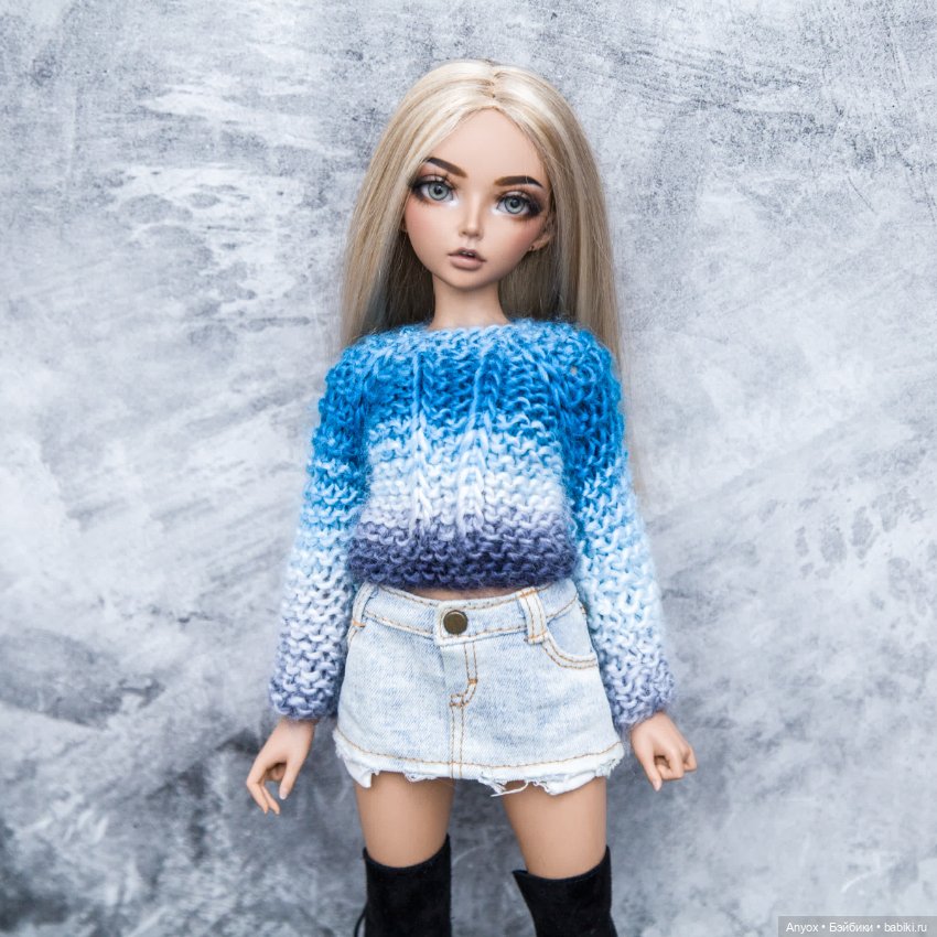 Первое вязаное на Минифи — Одежда и обувь для кукол своими руками: фото