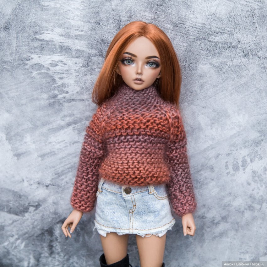 Первое вязаное на Минифи — Одежда и обувь для кукол своими руками: фото