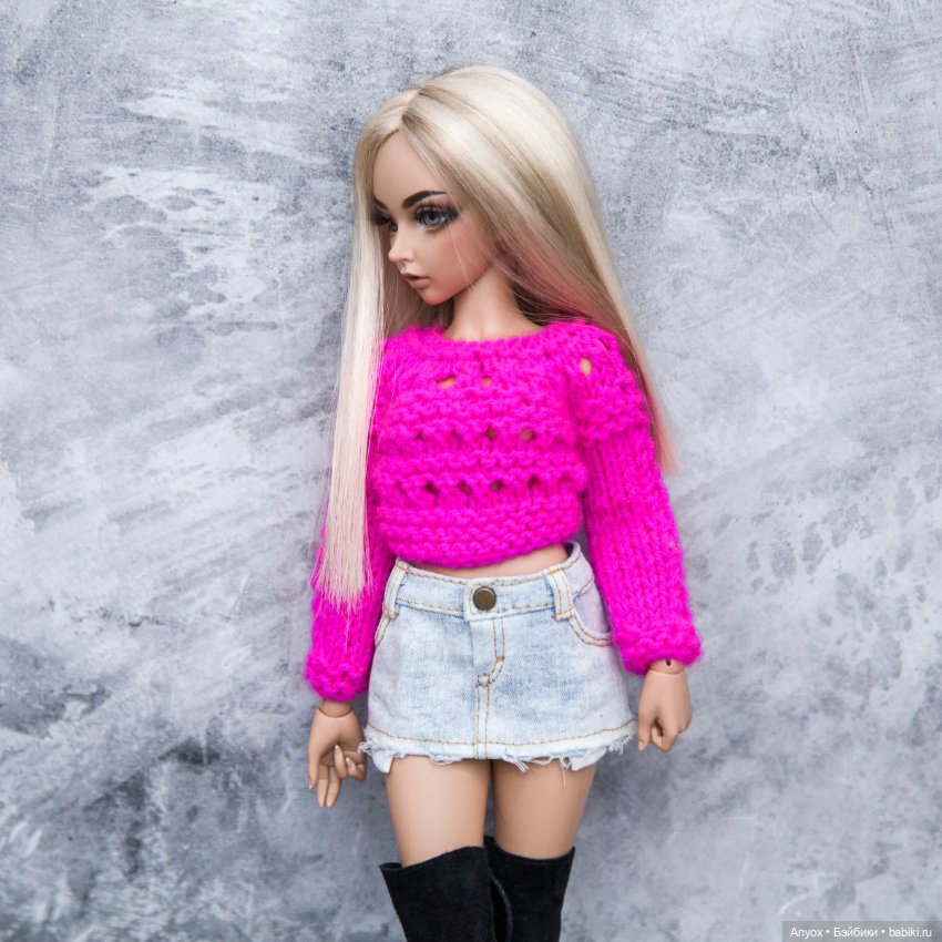 Первое вязаное на Минифи — Одежда и обувь для кукол своими руками: фото (фото 2)