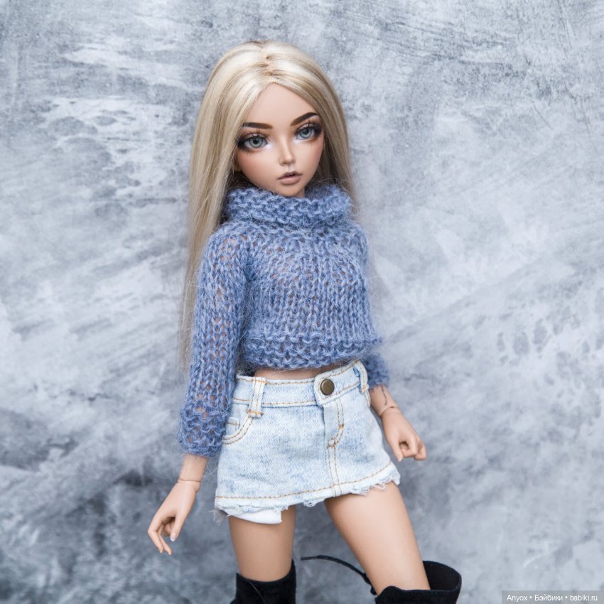 Первое вязаное на Минифи — Одежда и обувь для кукол своими руками: фото