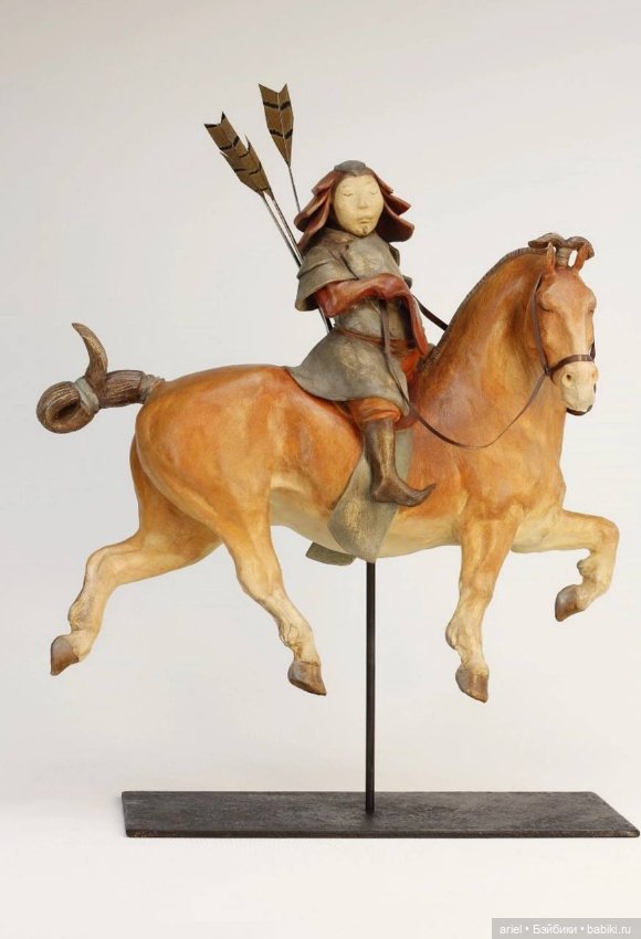 Глиняные скульптуры от Сандры Курливант (фото 8)