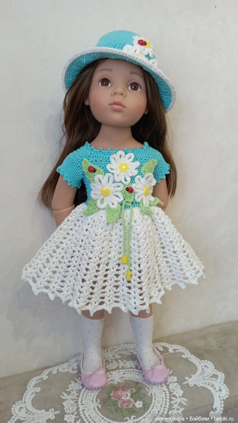 Вязаные платья — Одежда и обувь для кукол своими руками: фото (фото 10)