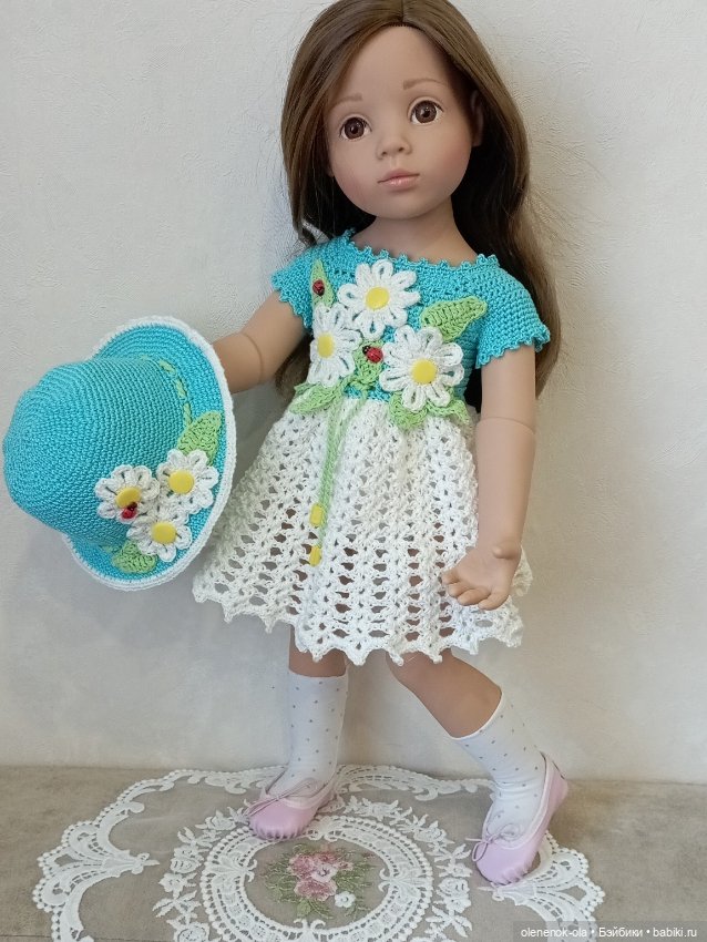 Вязаные платья — Одежда и обувь для кукол своими руками: фото (фото 2)
