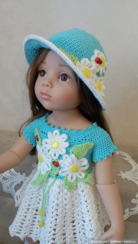 Вязаные платья — Одежда и обувь для кукол своими руками: фото (фото 3)