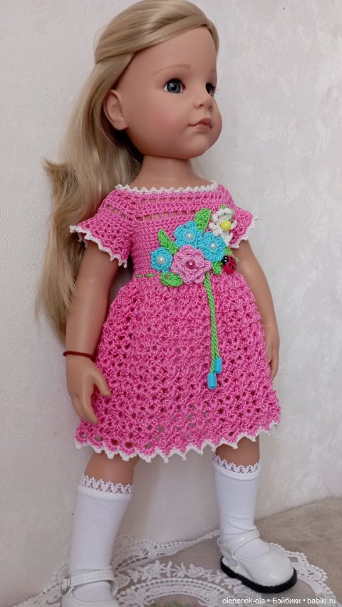 Вязаные платья — Одежда и обувь для кукол своими руками: фото