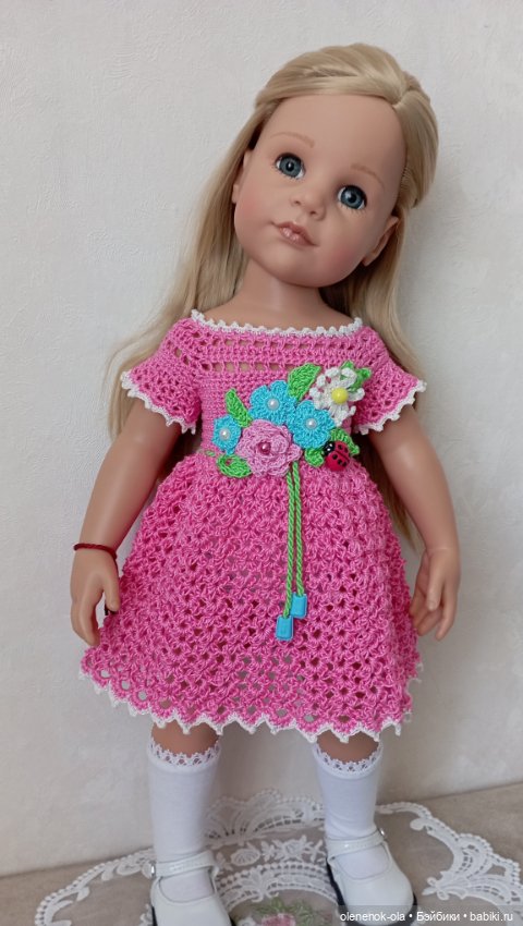 Вязаные платья — Одежда и обувь для кукол своими руками: фото