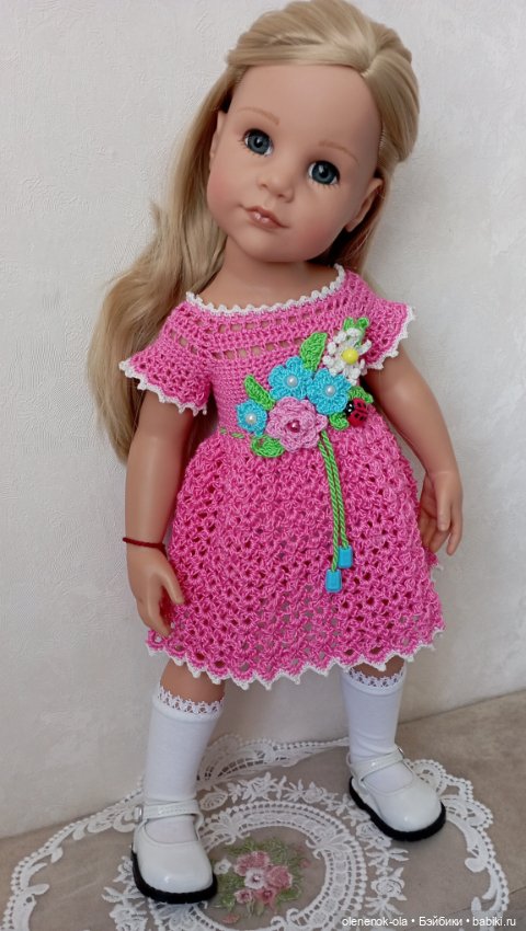 Вязаные платья — Одежда и обувь для кукол своими руками: фото