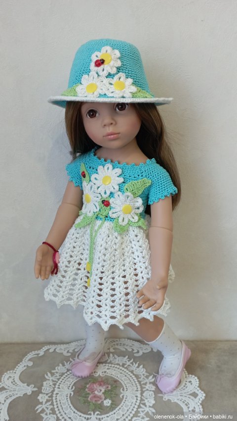 Вязаные платья — Одежда и обувь для кукол своими руками: фото (фото 7)