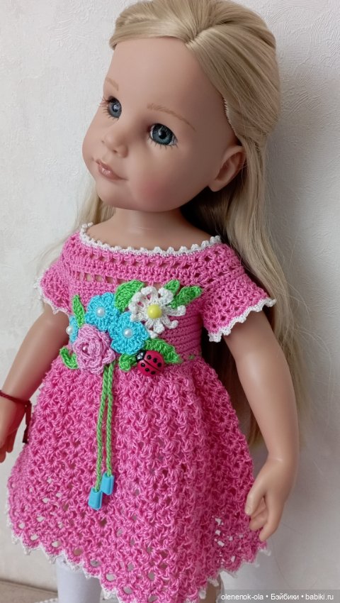Вязаные платья — Одежда и обувь для кукол своими руками: фото