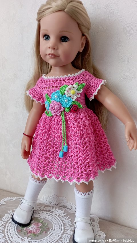 Вязаные платья — Одежда и обувь для кукол своими руками: фото
