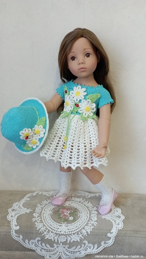 Вязаные платья — Одежда и обувь для кукол своими руками: фото (фото 8)