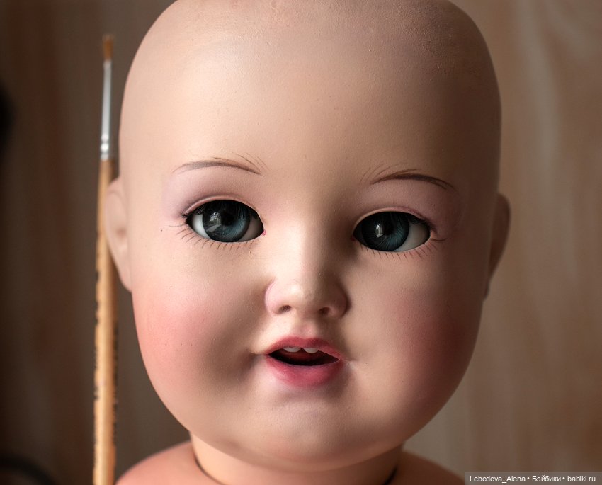 K&W, глазки для малышки, примерка