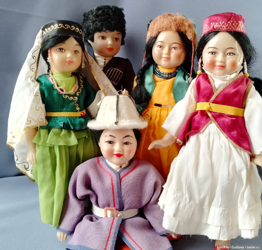 "Дружба народов" .Куклы МСФ в моей коллекции