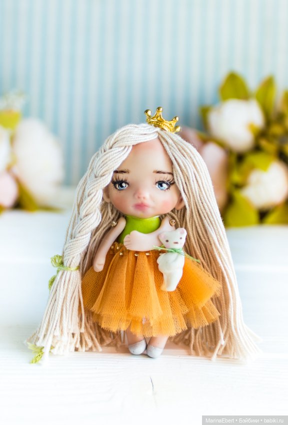Маленькая куколка Линда — Авторские миниатюрные куклы: лепка (фото 3)