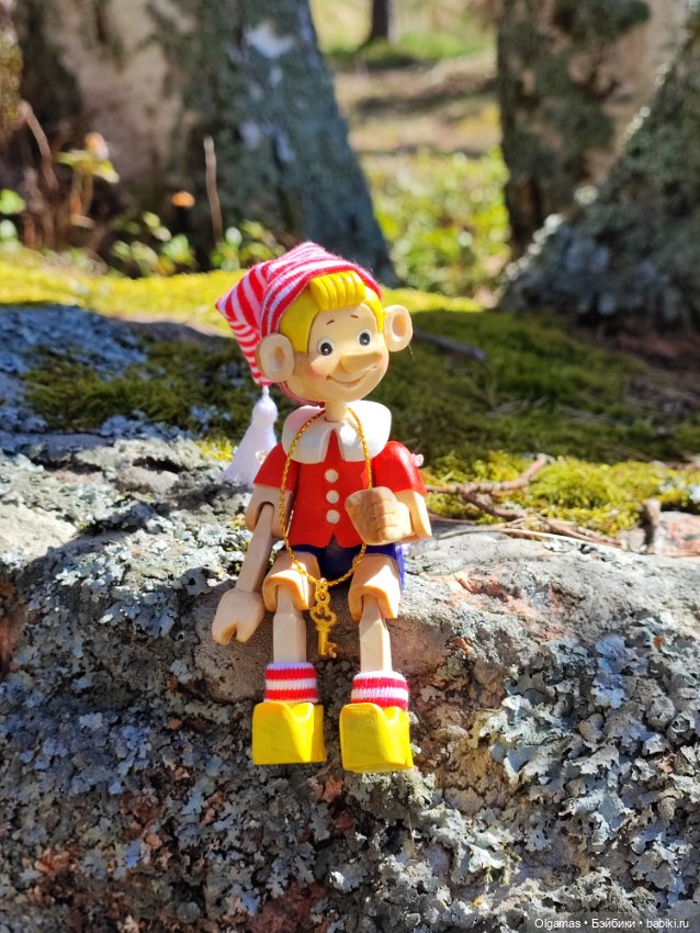 Буратино😊 — Авторские игрушки из дерева: резьба (фото 3)