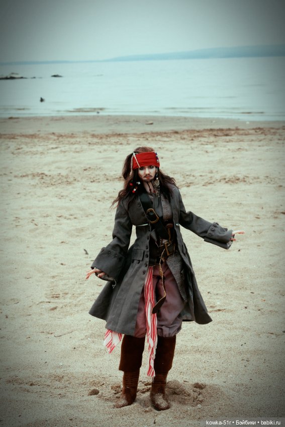 Капитан Джек Воробей — Авторские шарнирные куклы своими руками: лепка (фото 2)