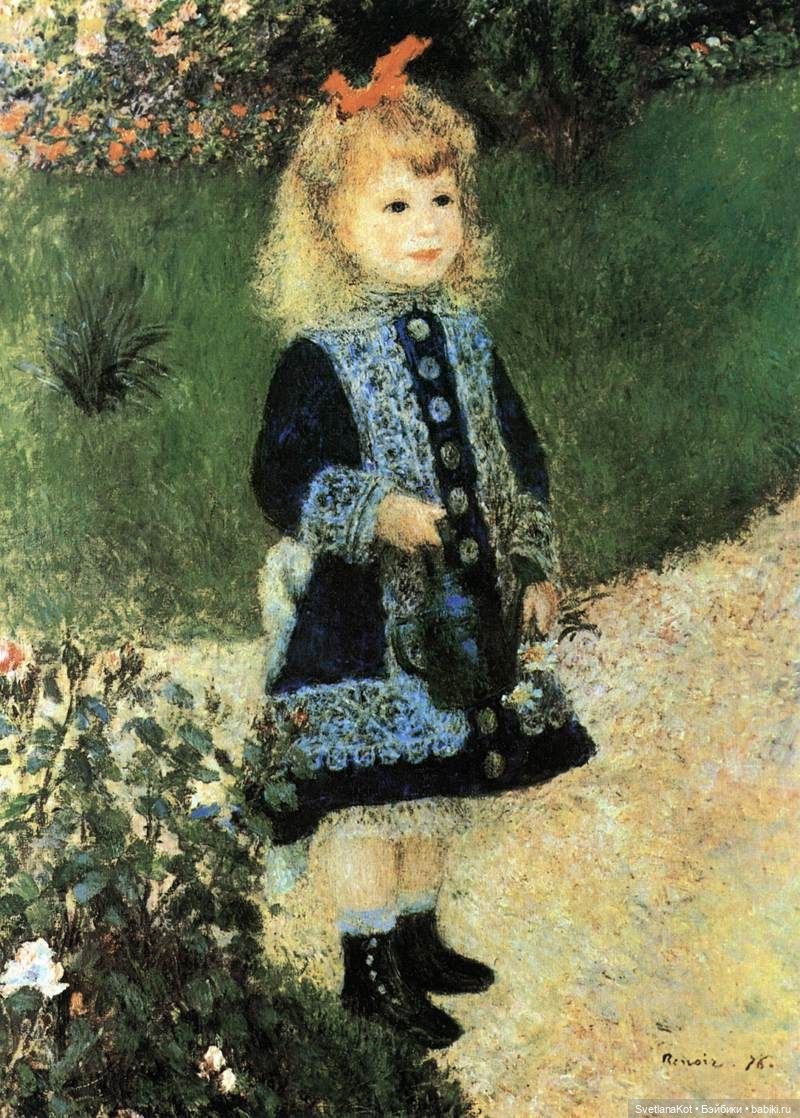 Девочка с полотна Ренуара