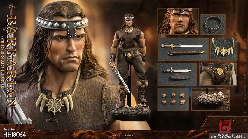 HHModel и Haoyu Toys анонсировали фигурку Конана по мотивам фильма «Конан-варвар» (фото 8)