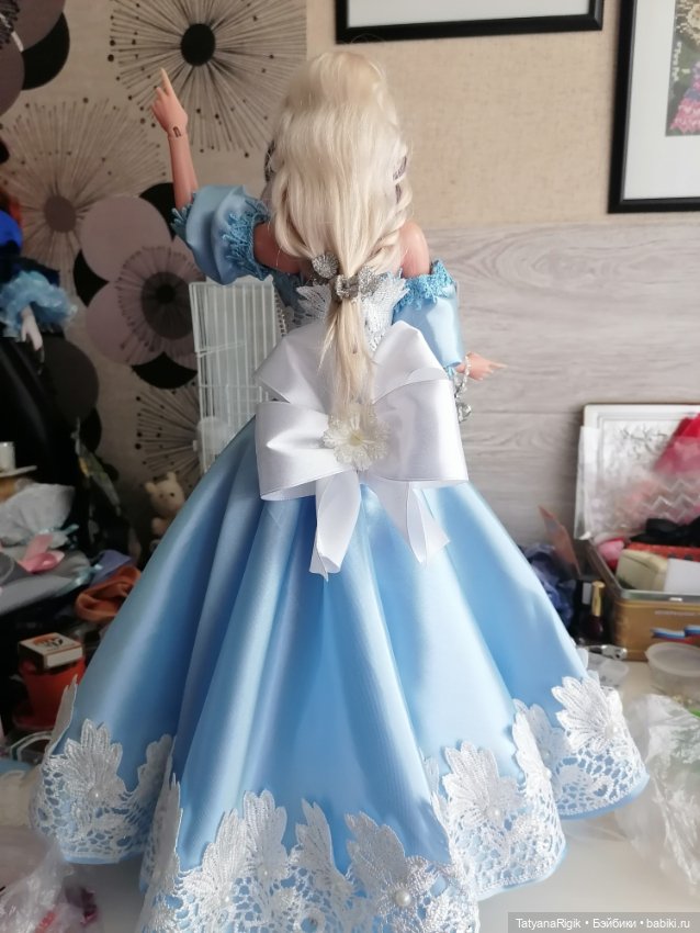 Нежный голубой — Одежда и обувь для кукол своими руками: фото