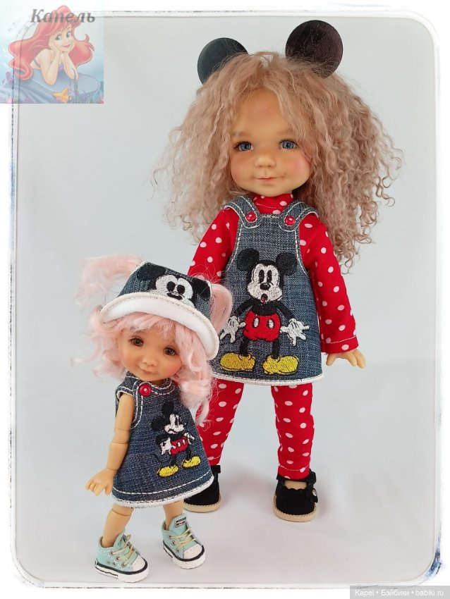 Микки и Минни для Meadow Dolls (фото 2)