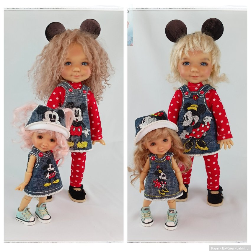 Микки и Минни для Meadow Dolls