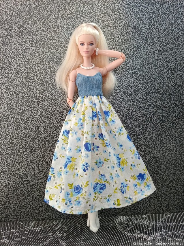 Оленька. Сарафан — Одежда и обувь для кукол своими руками: фото