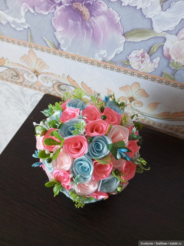 Композиции из роз — Авторские игрушки из разных материалов: синельная проволока (фото 2)