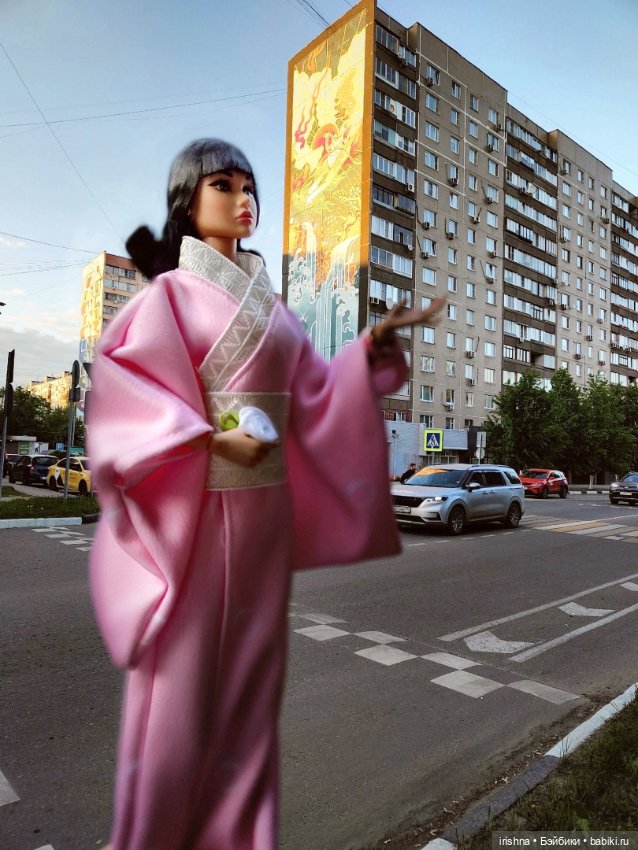 Poppy Parker miss independent в образе японки