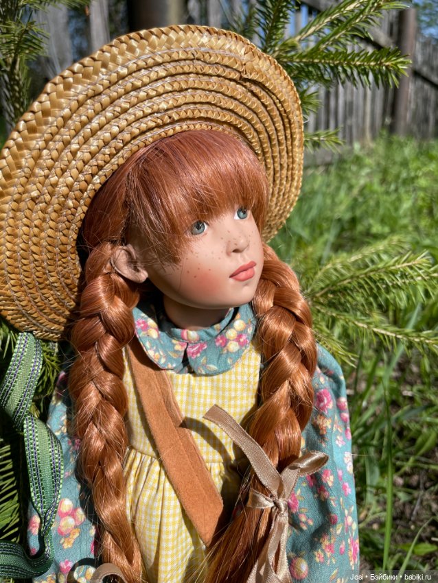 Anne of Green Gables Анна из Зеленых Мезонинов от Helen Kish гуляет в саду
