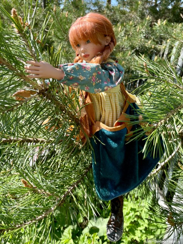 Anne of Green Gables Анна из Зеленых Мезонинов от Helen Kish гуляет в саду (фото 8)