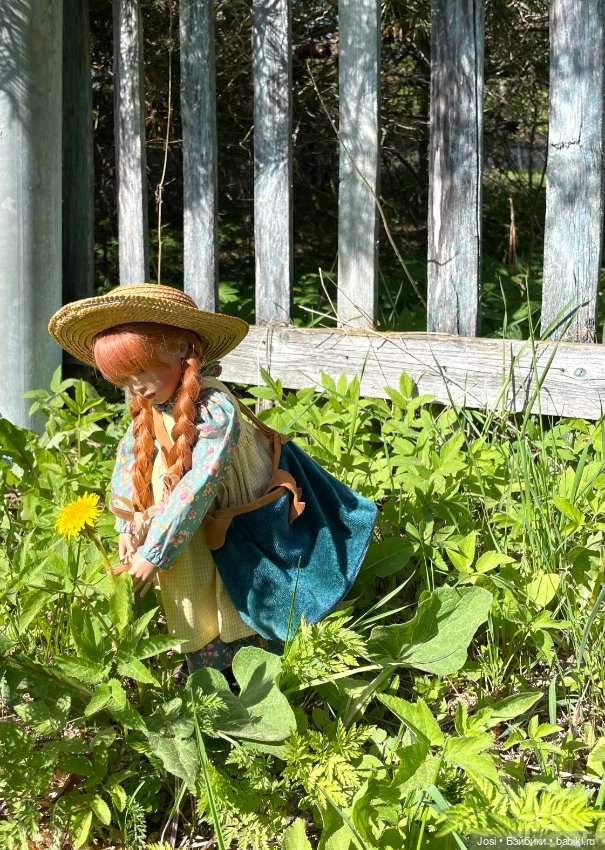 Anne of Green Gables Анна из Зеленых Мезонинов от Helen Kish гуляет в саду (фото 9)