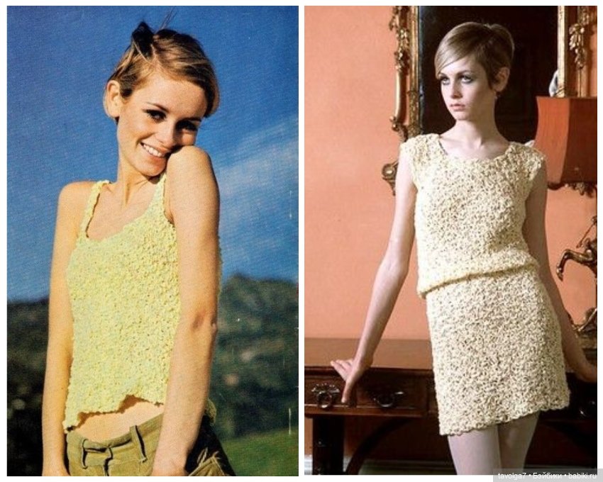 Твигги и летний трикотаж 60-х