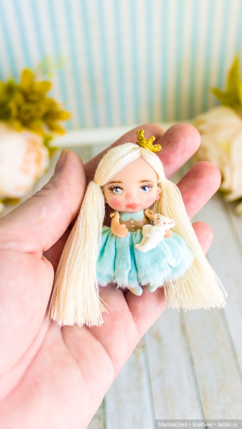 Миниатюрная куколка Джил — Авторские миниатюрные куклы: лепка (фото 9)