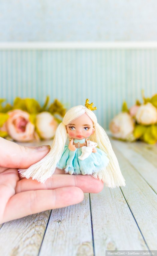 Миниатюрная куколка Джил — Авторские миниатюрные куклы: лепка (фото 3)