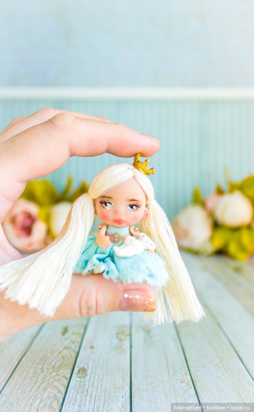 Миниатюрная куколка Джил — Авторские миниатюрные куклы: лепка (фото 4)