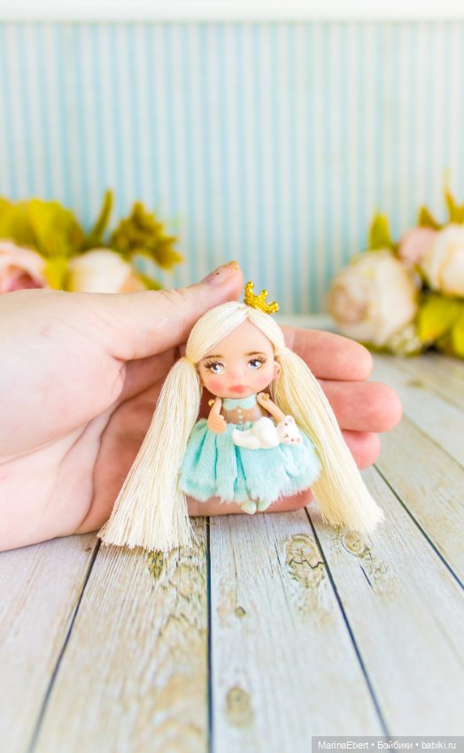Миниатюрная куколка Джил — Авторские миниатюрные куклы: лепка (фото 7)