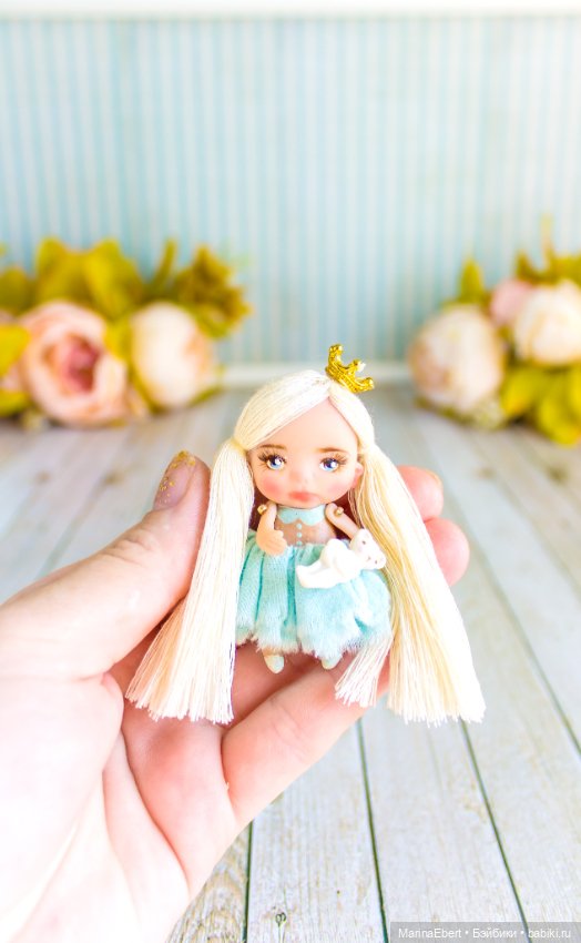 Миниатюрная куколка Джил — Авторские миниатюрные куклы: лепка
