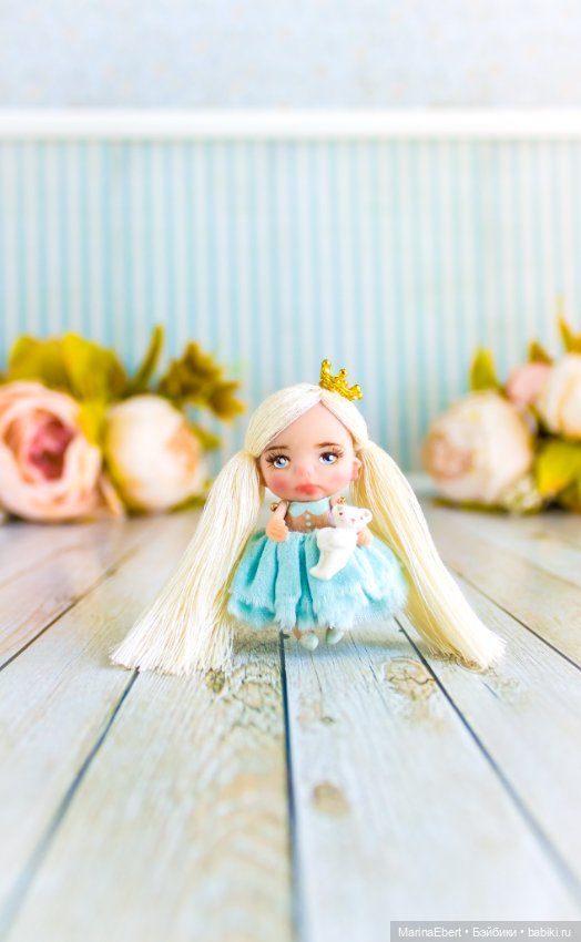Миниатюрная куколка Джил — Авторские миниатюрные куклы: лепка (фото 5)