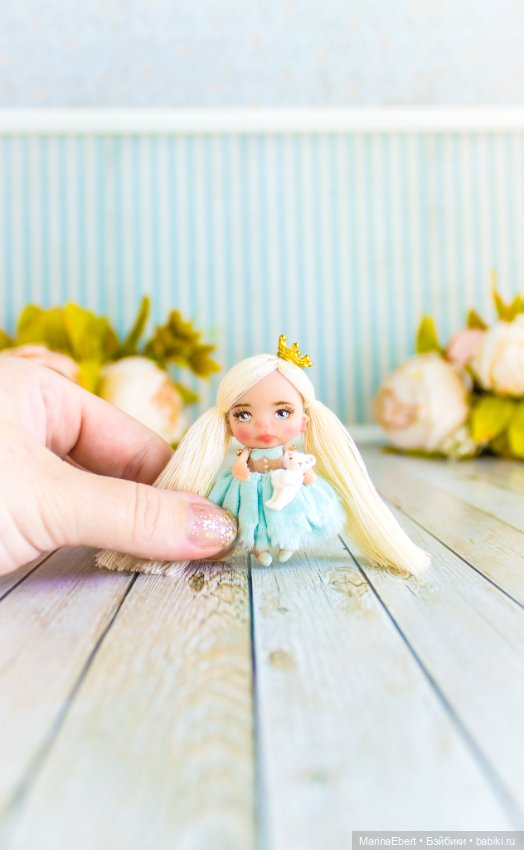 Миниатюрная куколка Джил — Авторские миниатюрные куклы: лепка (фото 6)