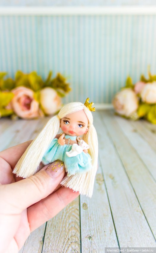 Миниатюрная куколка Джил — Авторские миниатюрные куклы: лепка (фото 2)