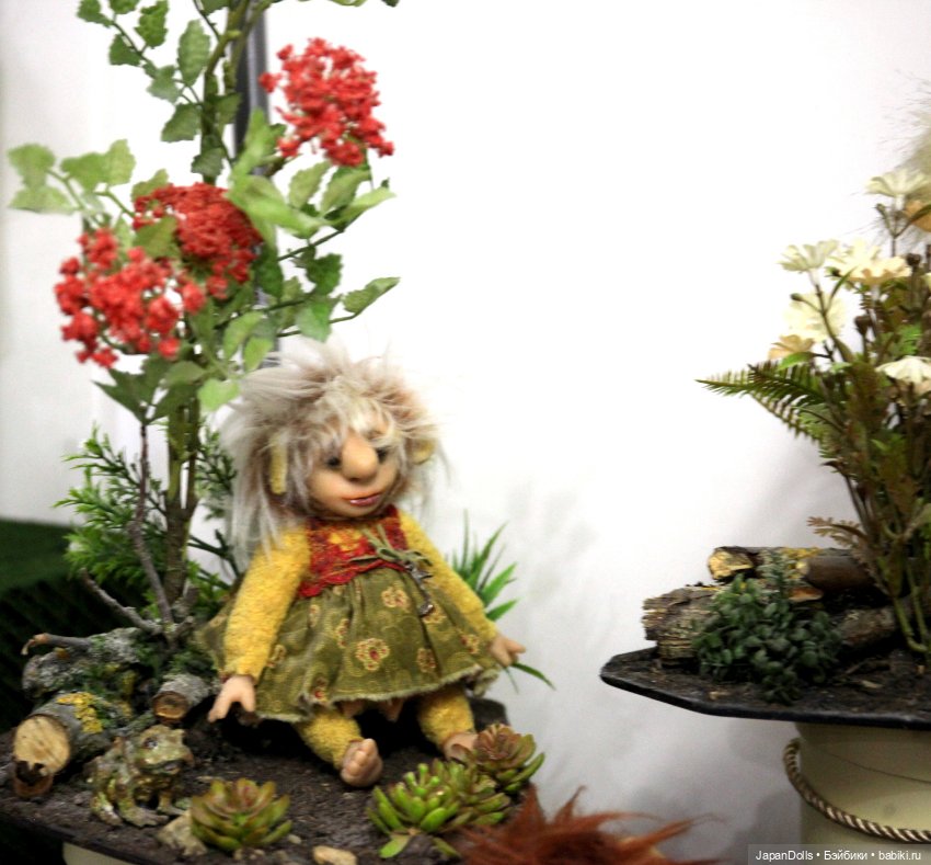 «Кто живет в старом саду» на выставке "Куклы с характером. Четвертая высота" (фото 10)