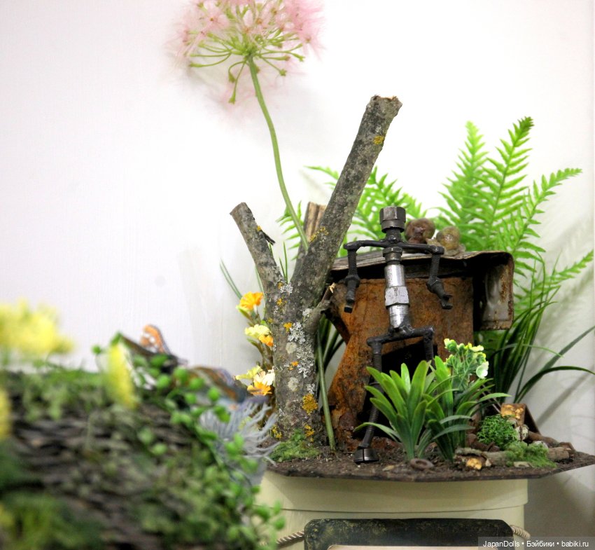 «Кто живет в старом саду» на выставке "Куклы с характером. Четвертая высота" (фото 9)