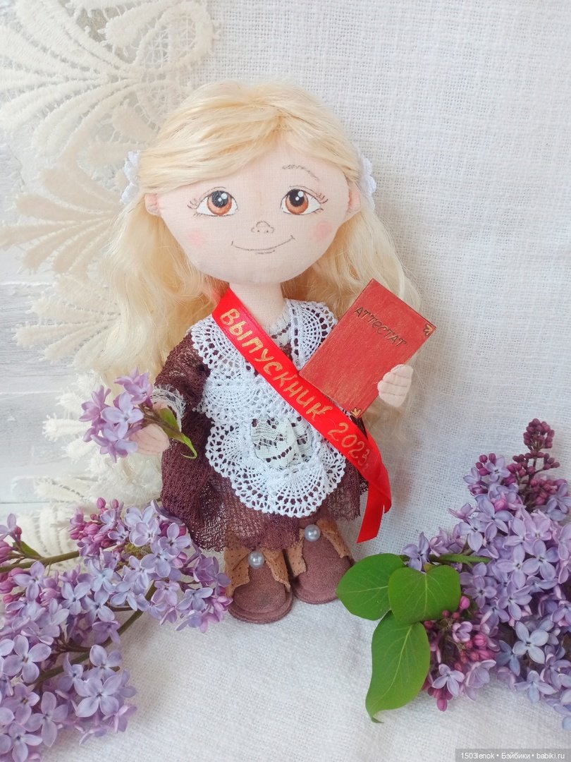 Выпускница — Авторские текстильные куклы: Вальдорфские (фото 4)