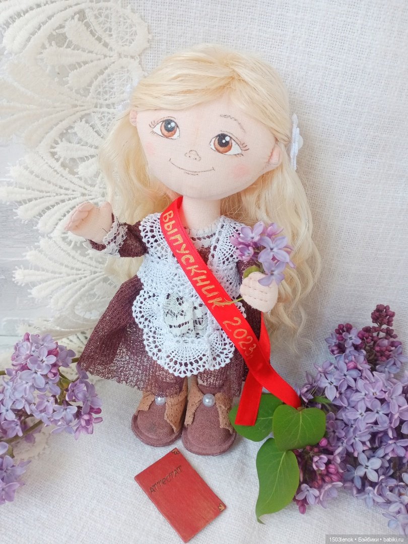 Выпускница — Авторские текстильные куклы: Вальдорфские (фото 9)