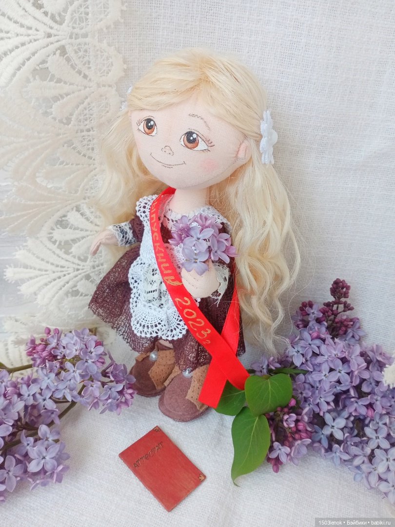 Выпускница — Авторские текстильные куклы: Вальдорфские (фото 6)