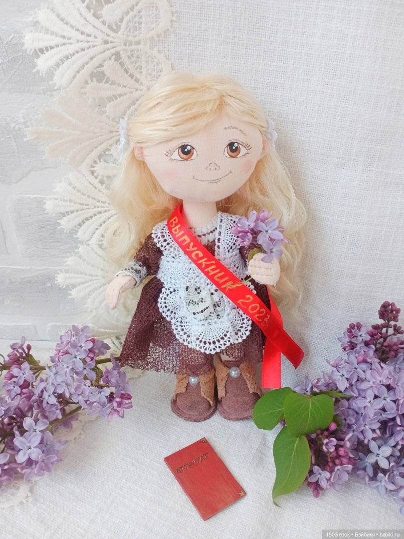 Выпускница — Авторские текстильные куклы: Вальдорфские (фото 8)