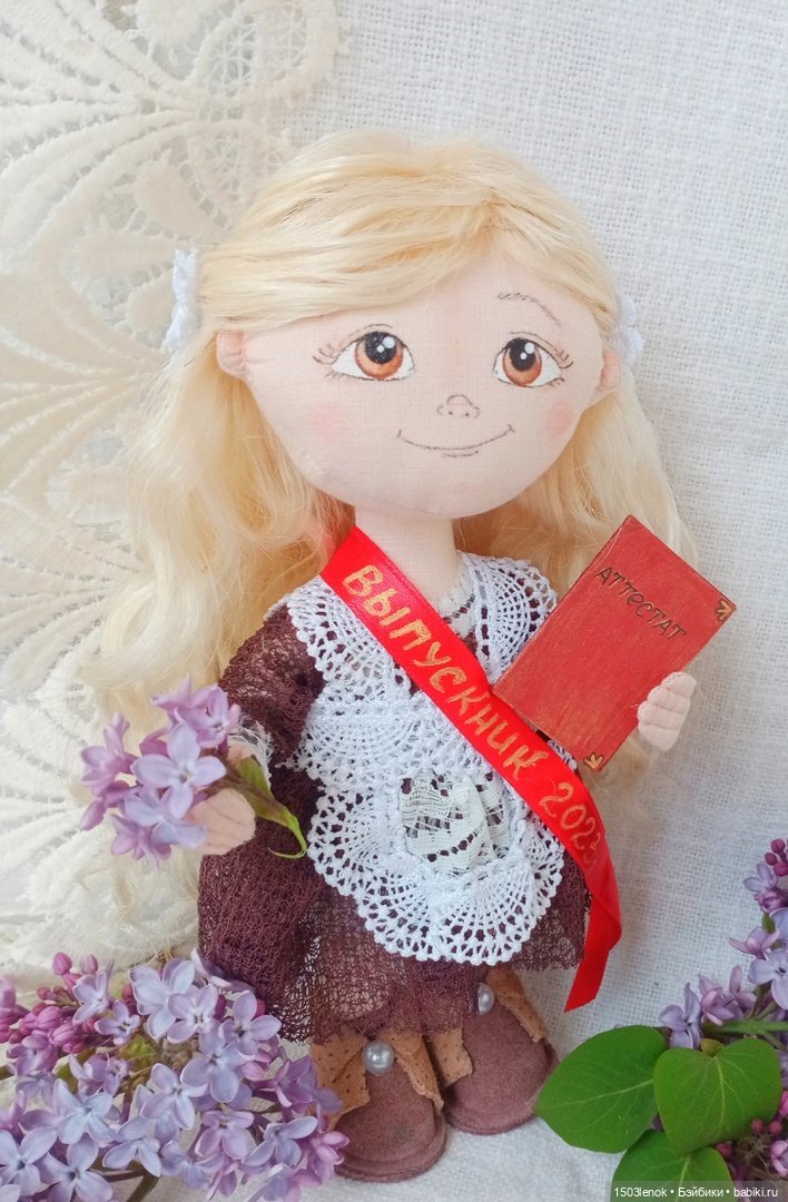 Выпускница — Авторские текстильные куклы: Вальдорфские (фото 3)