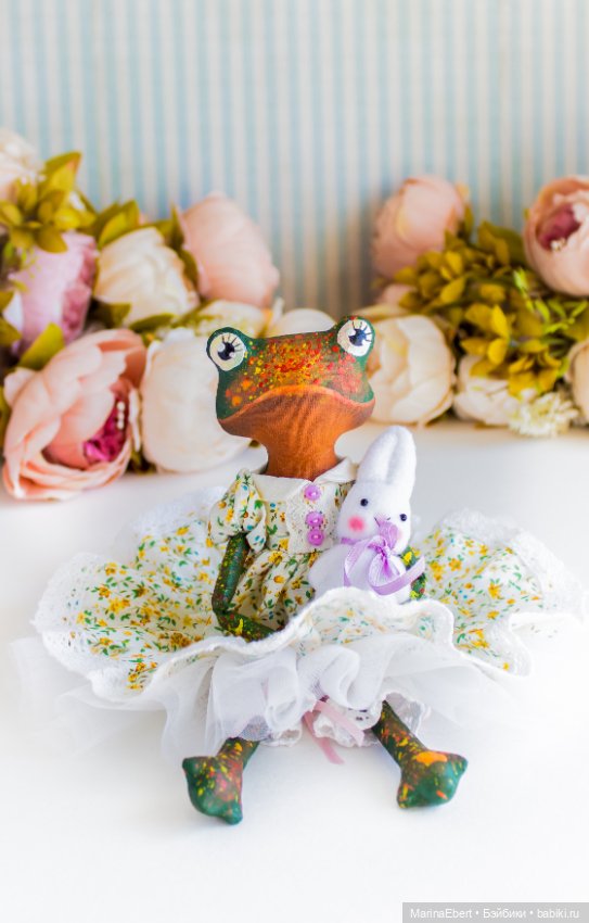 Лягушечка Теа текстильная кукла (фото 8)